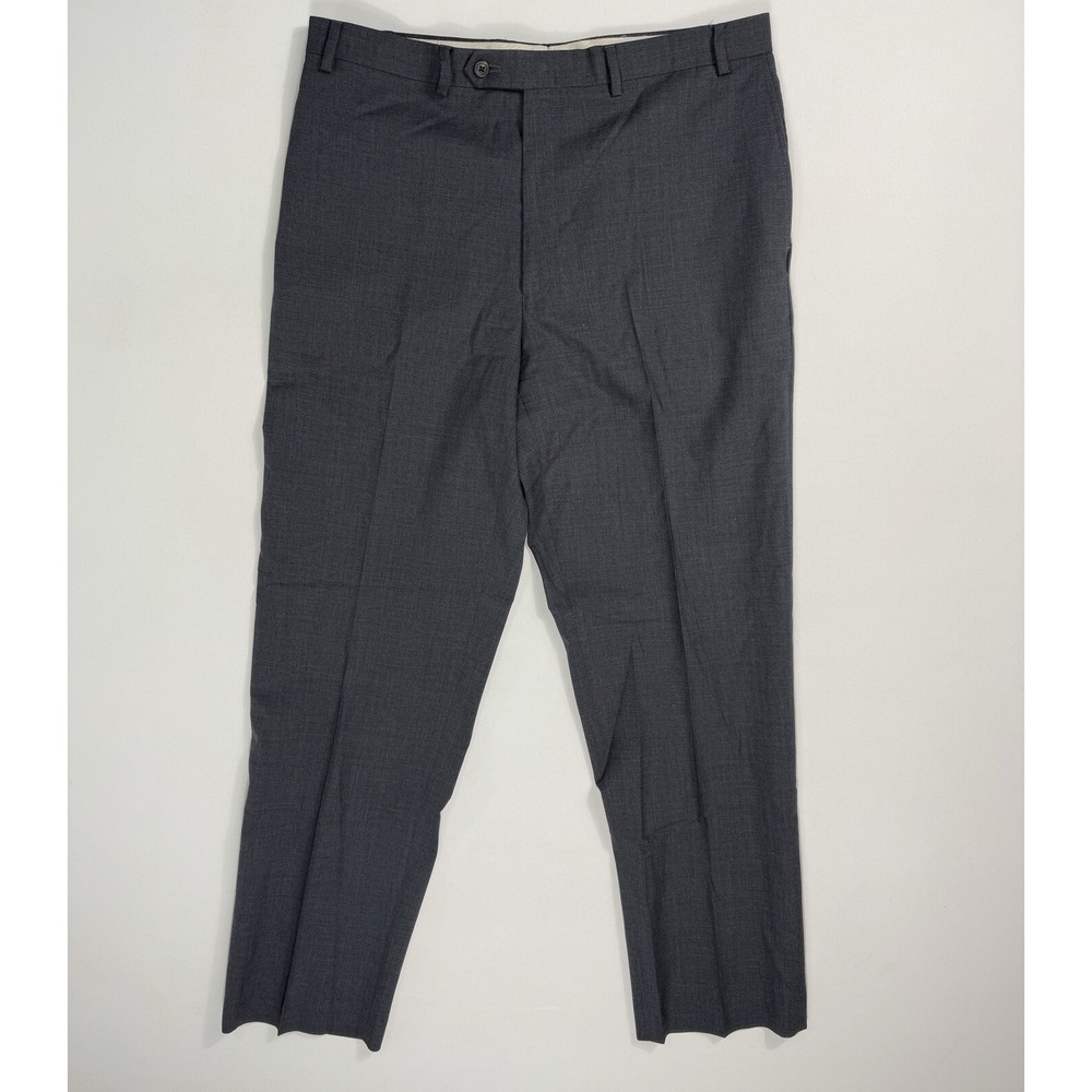 Ralph Lauren Total Comfort Wool Pant 36x32 (36x31) Straight Classic Career Grey